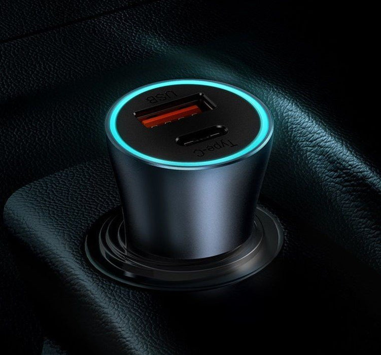 EAN 6953156207639 - Baseus Golden Contactor Pro Dual Smartphone Gris Encendedor de cigarrillos Carga rápida Interior imagen 8