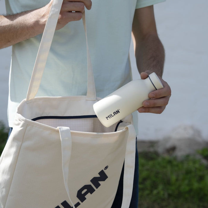 EAN 8411574092636 - Milan Botella isotermica serie 1918 acero inoxidable 354ml blanco Uso diario 0,35 ml imagen 6