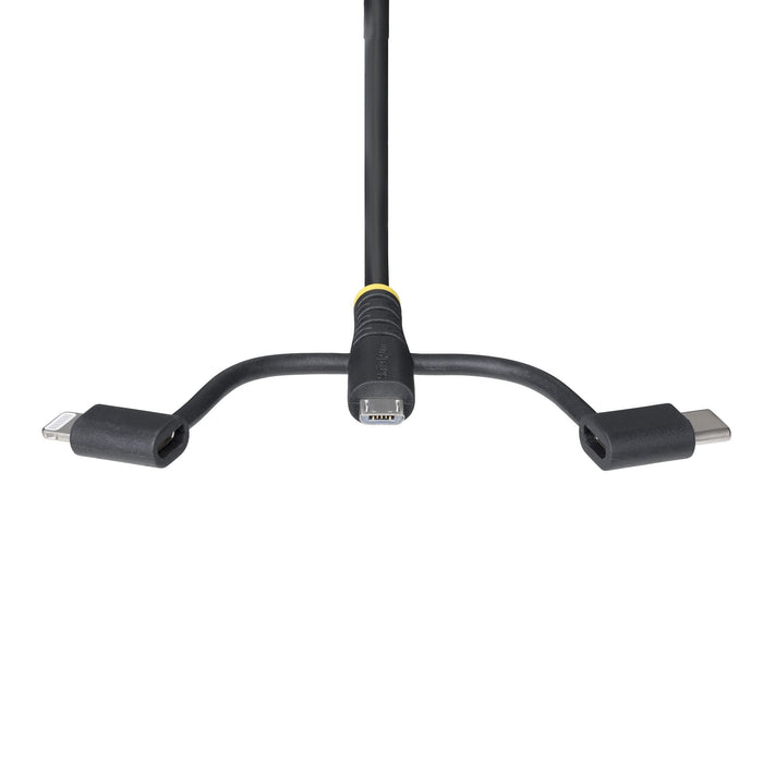 EAN 0065030907996 - StarTech.com RLTCUB1MBK cable USB USB 2.0 USB A Micro-USB B Negro imagen 4