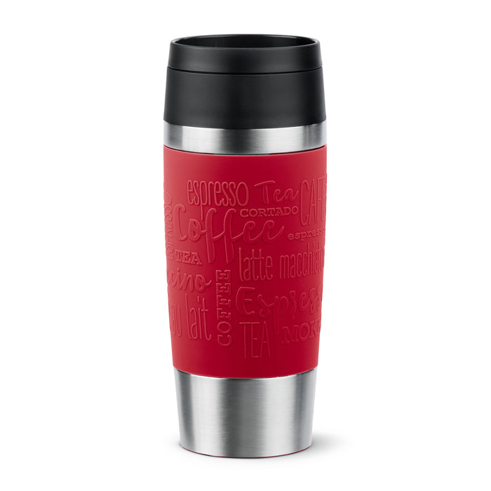 EAN 4009049544823 - EMSA Travel Mug Classic N2020400 taza de viaje 360 ml Negro, Rojo, Acero inoxidable Acero inoxidable imagen 1