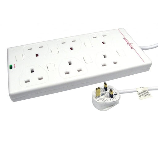 EAN 5704174254546 - Microconnect GRU006WUK-SWITCH base múltiple 2 m 6 salidas AC Blanco imagen 1