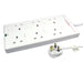 EAN 5704174254546 - Microconnect GRU006WUK-SWITCH base múltiple 2 m 6 salidas AC Blanco imagen 1