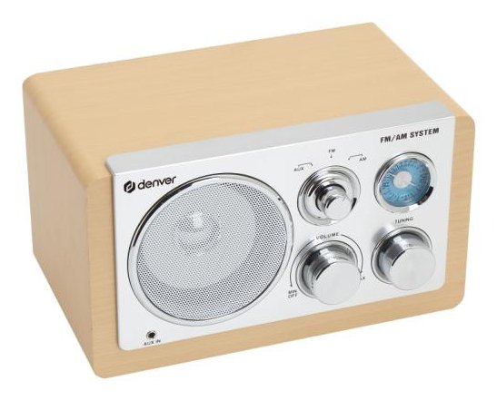 EAN 5706751076503 - Denver TR-63LW radio Personal Analógica Bamboo, Plata imagen 3