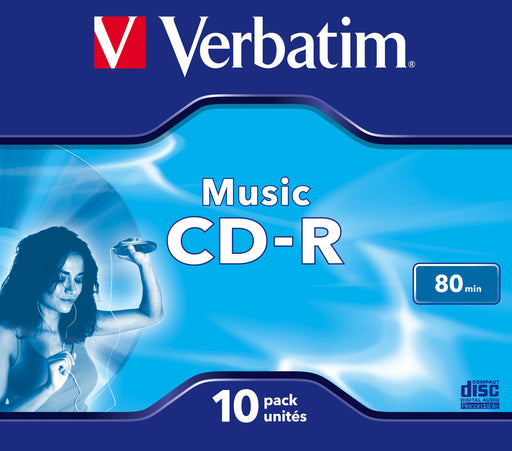 EAN 0023942433651 - Verbatim Music CD-R 700 MB 16x 10 pieza(s) imagen 2