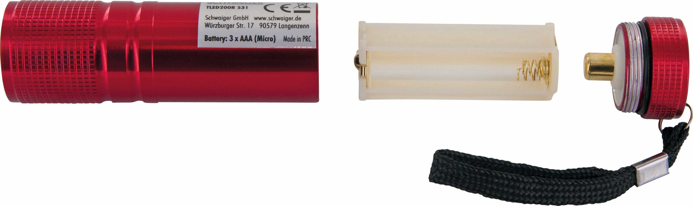 EAN 4004005022650 - Schwaiger TLED200R 531 Rojo Linterna de mano COB LED imagen 10