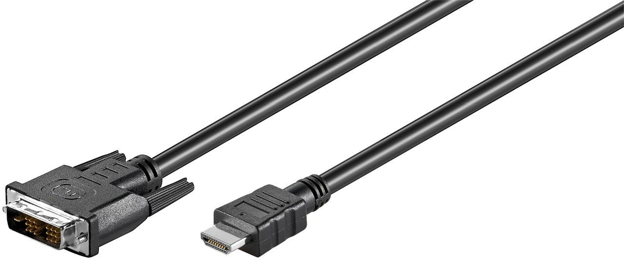 EAN 4040849505805 - Goobay 50580 adaptador de cable de vídeo 2 m HDMI DVI-D Negro imagen 1