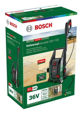 EAN 4059952635521 - Bosch UniversalAquatak 36V-100 Limpiadora de alta presión o Hidrolimpiadora Vertical Eléctrico 186 l/h imagen 2