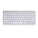 EAN 8056045878304 - Ewent EW3119 teclado Hogar Bluetooth QWERTY Portugués Plata, Blanco imagen 1