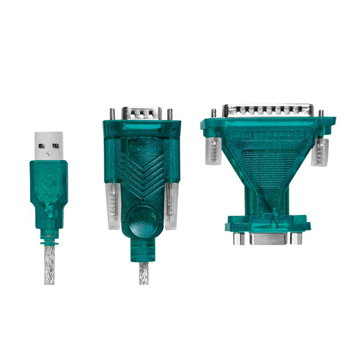 EAN 4052792067699 - LogiLink UA0042B convertidor, repetidor y aislador en serie USB 2.0 RS-232 Verde, Transparente imagen 3