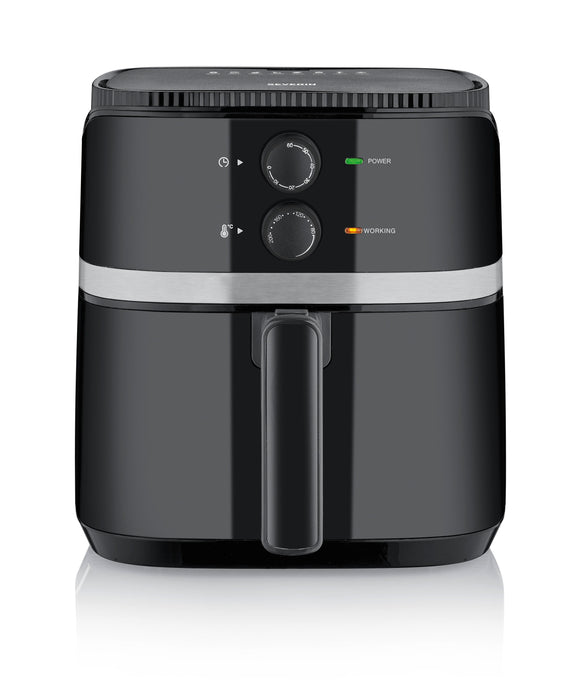 EAN 4008146042577 - Severin FR 2452 freidora Sencillo 4,3 L Independiente 1500 W Freidora de aire caliente Negro, Plata imagen 1