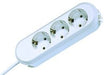 EAN 4016514003884 - Bachmann 3x Schuko H05VV-F 3G 1.50mm² 16A/3680W 5m base múltiple 3 salidas AC Blanco imagen 1
