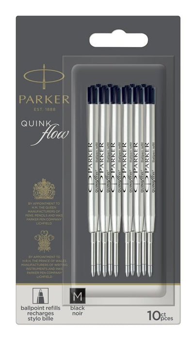 EAN 3026981191534 - Parker Quinkflow Medio Negro 10 pieza(s) imagen 2