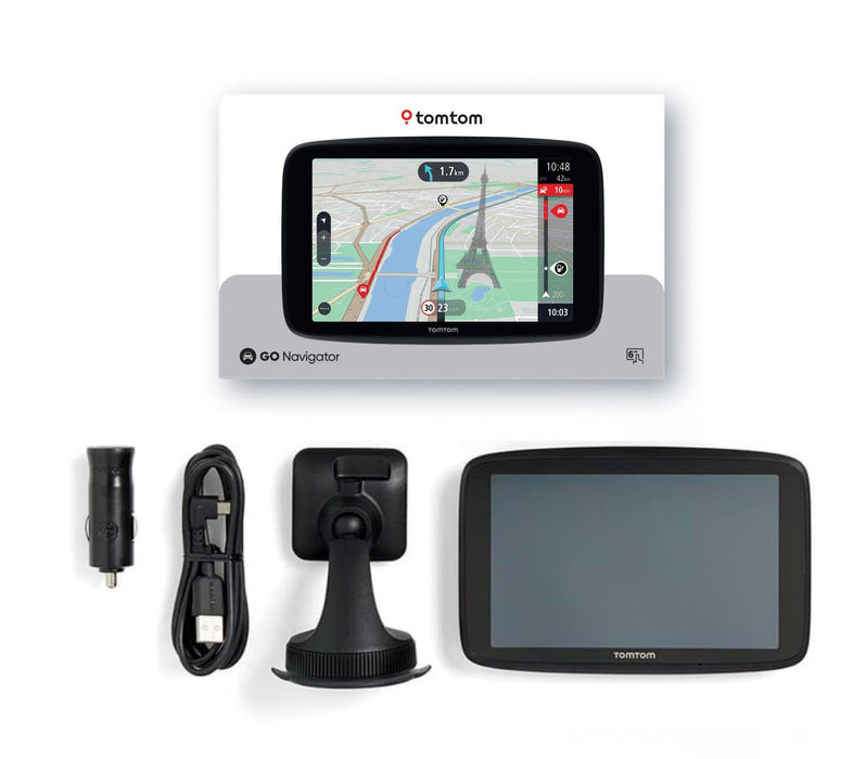 EAN 0636926106948 - TomTom GO Navigator navegador Portátil/Fijo 15,2 cm (6") Pantalla táctil Negro imagen 6