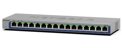 EAN 0606449164282 - NETGEAR GS116 No administrado L2 Gigabit Ethernet (10/100/1000) Negro imagen 2