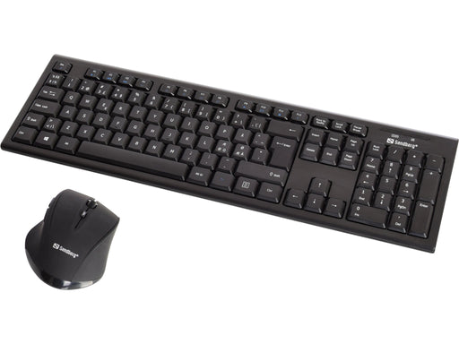 EAN 5705730631207 - Sandberg 631-20 teclado Ratón incluido Oficina RF inalámbrico QWERTY Nórdico Negro imagen 1