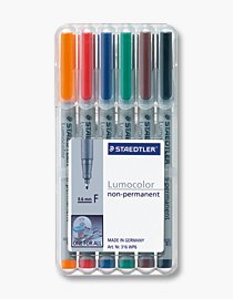EAN 4007817323588 - Staedtler 316 WP6 marcador 1 pieza(s) Negro, Azul, Marrón, Verde, Naranja, Rojo imagen 1