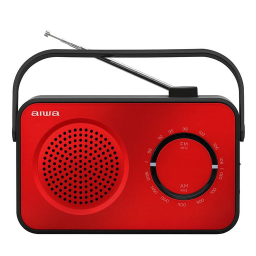 EAN 8435256896848 - Aiwa R-190RD radio Portátil Analógica Negro, Rojo imagen 1