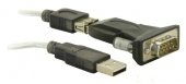 EAN 4043619614257 - DeLOCK USB 2.0 to Serial Adapter cable de serie Negro USB tipo A DB-9 imagen 1