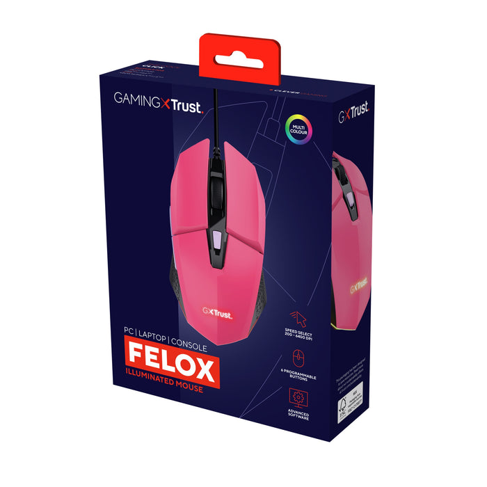 EAN 8713439250688 - Trust GXT 109P FELOX ratón Juego Ambidextro USB tipo A 6400 DPI imagen 6