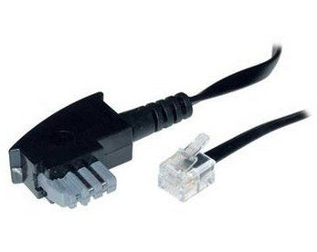 EAN 4017538006882 - S/CONN 3m TAE-N - RJ11 Negro, Transparente imagen 1