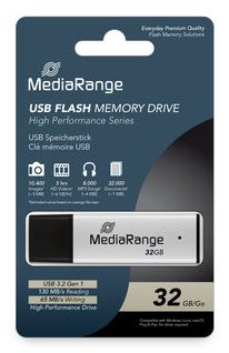 EAN 4260664872177 - MediaRange MR1900 unidad flash USB 32 GB USB tipo A 3.2 Gen 1 (3.1 Gen 1) Negro, Plata imagen 3