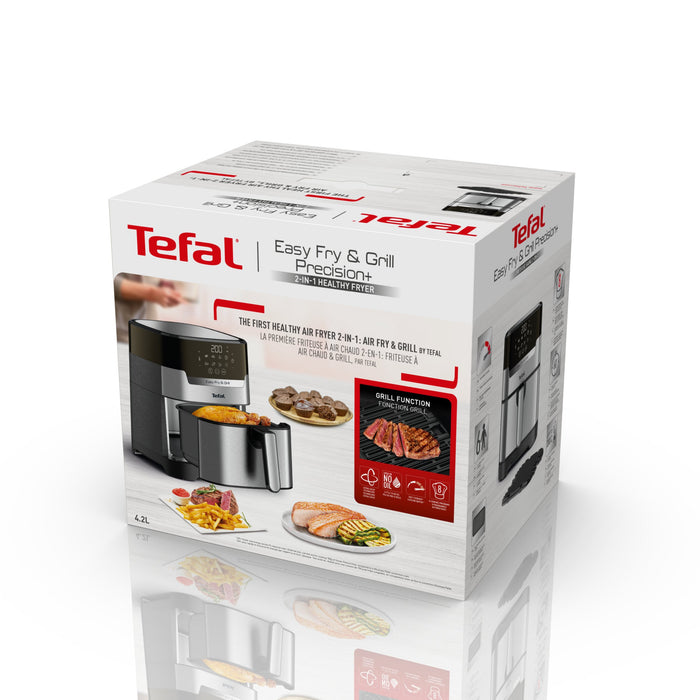 EAN 3045380020696 - Tefal Easy Fry & Grill EY505D Sencillo 4,2 L Independiente 1550 W Freidora de aire caliente Acero inoxida imagen 14