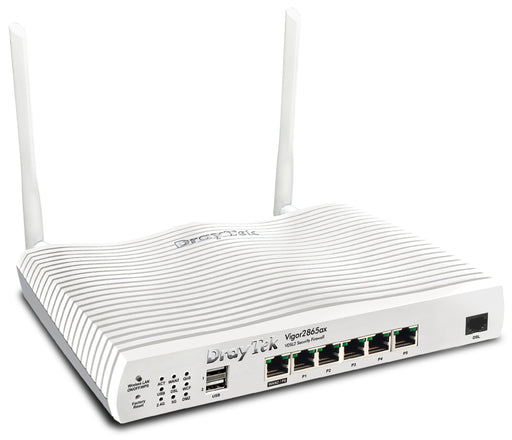 EAN 4710484743954 - DrayTek Vigor 2865ax router inalámbrico Gigabit Ethernet Doble banda (2,4 GHz / 5 GHz) Blanco imagen 1