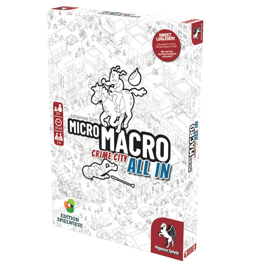 EAN 4250231734021 - Pegasus Spiele MicroMacro: Crime City 3 - All in MicroMacro: Crime City 3 – All In Juego de mesa Detectiv imagen 2