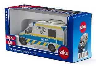 EAN 4006874023011 - Siku Mercedes-Benz Sprinter Police Modelo a escala de furgón policial Previamente montado 1:50 imagen 6