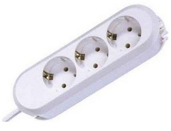 EAN 4016514003976 - Bachmann SMART 3x Schuko 5m base múltiple 3 salidas AC Blanco imagen 1