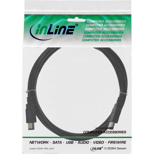 EAN 4043718082261 - InLine 34055 cable firewire 0,5 m Negro imagen 2