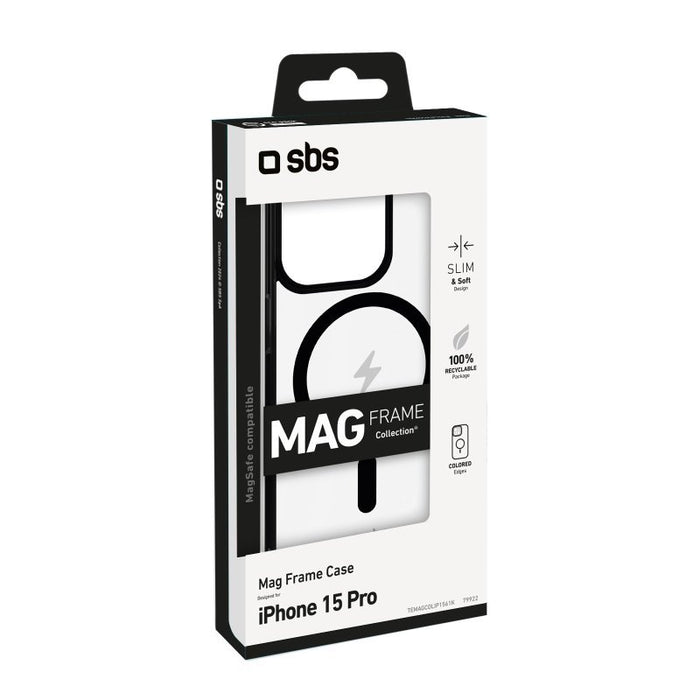 EAN 8018417479977 - SBS TEMAGCOLIP1561PK funda para teléfono móvil 15,5 cm (6.1") Negro imagen 2