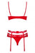 EAN 5901688211526 - Obsessive Heartina Conjunto de lencería Rojo Elastano, Poliamida imagen 2