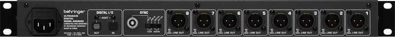 EAN 4033653054638 - Behringer ULTRAGAIN DIGITAL ADA8200 8 canales 10 - 24000 Hz imagen 6