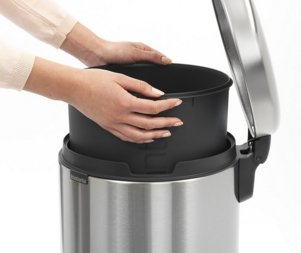 EAN 8710755111822 - Brabantia 111822 papelera 30 L Alrededor Acero inoxidable imagen 6