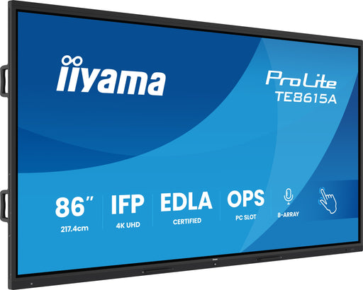 EAN 4948570124862 - iiyama TE8615A-B1AG pantalla de señalización Pantalla plana para señalización digital 2,18 m (86") Wifi 5 imagen 2
