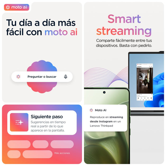 EAN 840023298158 - Motorola edge 60 16,9 cm (6.67") SIM doble Android 15 5G USB Tipo C 12 GB 256 GB 5200 mAh Verde imagen 14