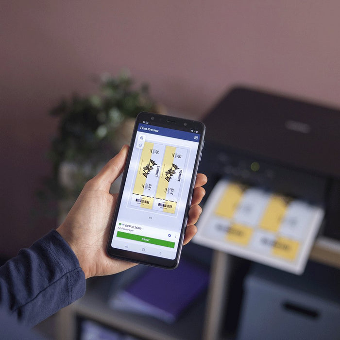 EAN 4977766841825 - Brother DCP-J1260W impresora multifunción Inyección de tinta A4 1200 x 6000 DPI 16 ppm Wifi imagen 5