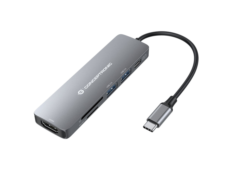 EAN 4015867227664 - Conceptronic DONN11G USB 3.2 Gen 1 (3.1 Gen 1) Type-C Gris imagen 1