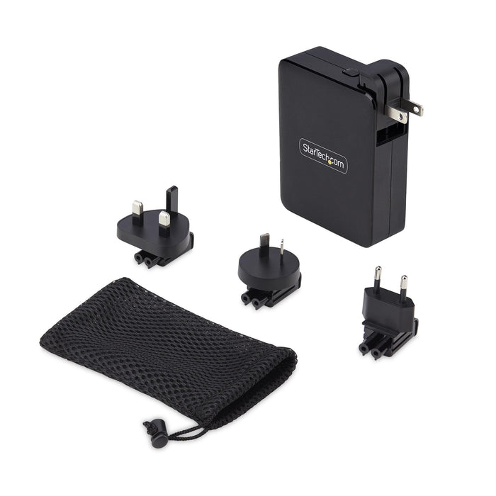 EAN 0065030911696 - StarTech.com 3114GCU-WALL-CHARGER cargador de dispositivo móvil Universal Negro Corriente alterna Carga r imagen 11