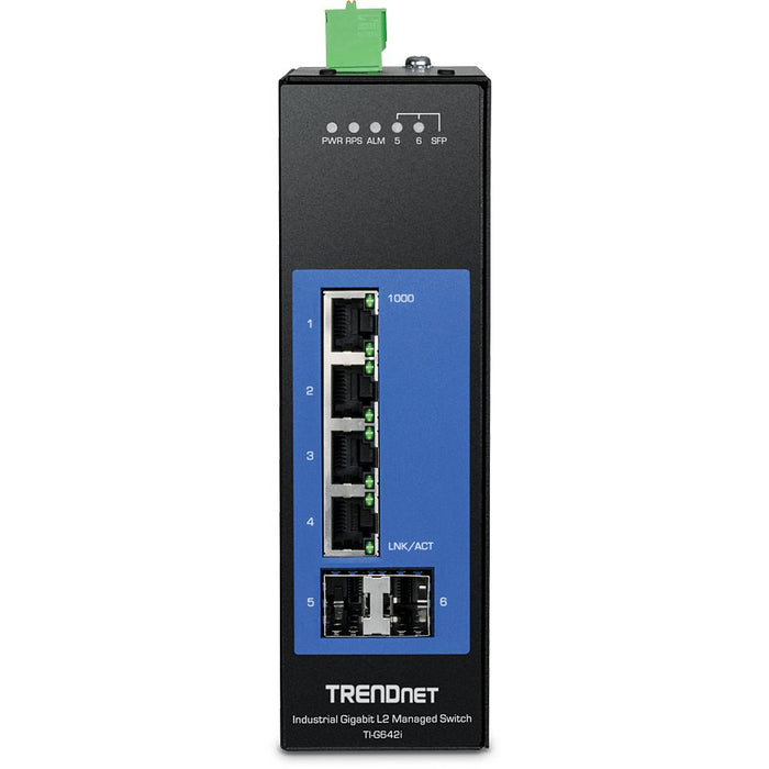 EAN 0710931161540 - Trendnet TI-G642i Gestionado L2 Gigabit Ethernet (10/100/1000) Negro imagen 2