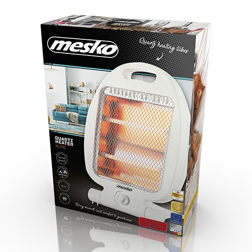 EAN 5908256839854 - Mesko Home MS 7710 Interior Blanco 800 W Calefactor eléctrico de cuarzo imagen 7