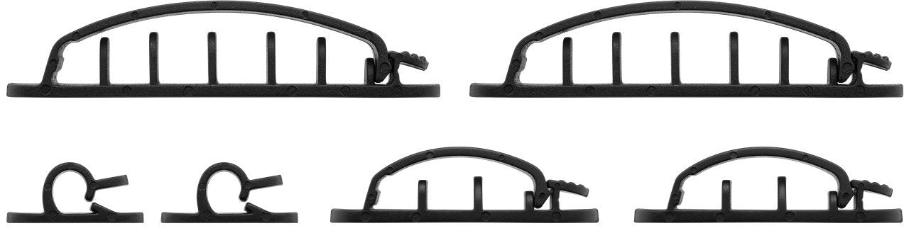 EAN 4040849706844 - Goobay 70684 organizador de cables Escritorio/pared Clip para cable Negro 6 pieza(s) imagen 2