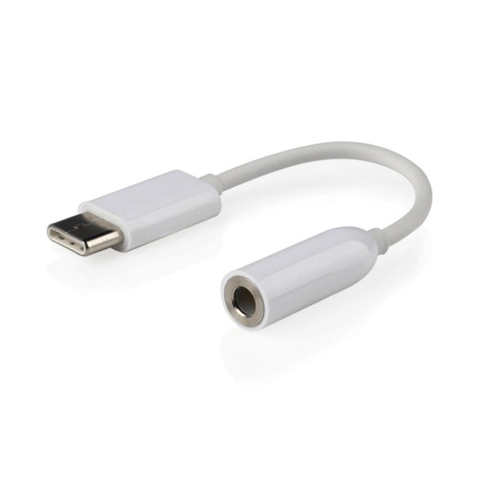 EAN 8716309129732 - Gembird GMB Audio A-CM-3.5F-01 cable de audio 0,1 m 4-pins 3.5 mm USB Tipo C Blanco imagen 3
