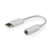 EAN 8716309129732 - Gembird GMB Audio A-CM-3.5F-01 cable de audio 0,1 m 4-pins 3.5 mm USB Tipo C Blanco imagen 3