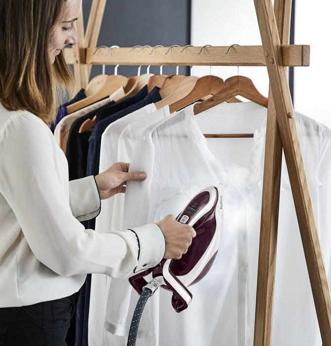 EAN 3121040082645 - Tefal Pro Express Vision GV9810 3000 W 1,1 L Durilium AirGlide Autoclean soleplate Rojo, Blanco imagen 11