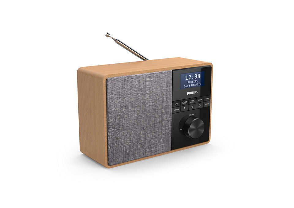 EAN 4895229108226 - Philips TAR5505/10 radio Portátil Digital Negro, Gris, Madera imagen 5
