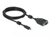 EAN 4043619904143 - DeLOCK 90414 cable de serie Negro 2 m USB Tipo C RS-232 DB9 imagen 3