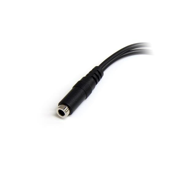 EAN 0065030843836 - StarTech.com MUYHSFMM cable de audio 0,13 m 2 x 3.5mm Negro imagen 2