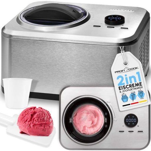 EAN 4006160012682 - ProfiCook PC-ICM 1268 Compresor de helados 1,5 L 150 W Acero inoxidable imagen 1
